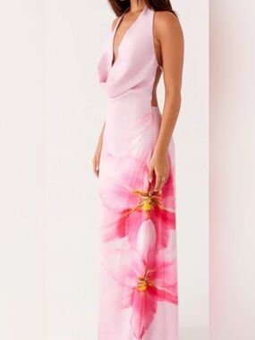 Peppermayo Maxi Dress -Pink Floral NWT